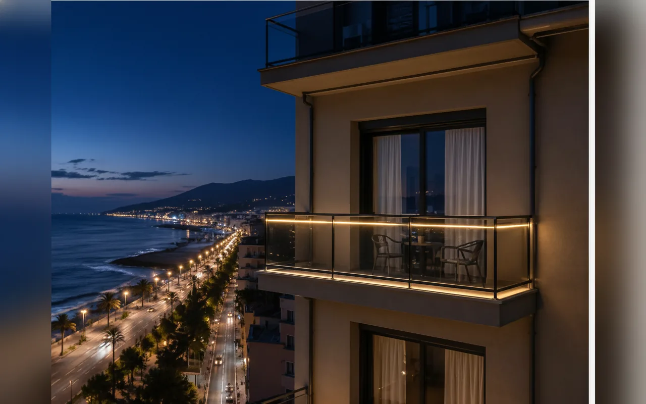 La struttura di sera — B&B Cielo Stellato, Salerno